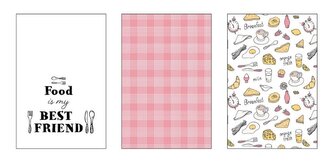 ŚCIERKA KPL.3 SZT 40X60 KUKE 014 BREAKFAST BAW.