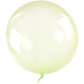 Balónek BUBBLE limetkový 1 ks