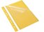 Skoroszyt Budget PP A4 z perf. Evo żółty (25szt)