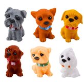 Zestaw figurek pieski gumowe 8cm 6szt