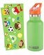 Butelka termiczna z naklejkami 380ml zielona