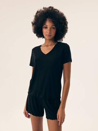 Piżama Henderson Ladies 43022 kr/r Noves S-3XL black L