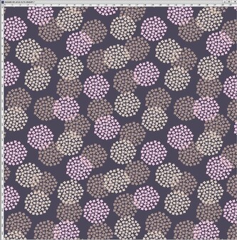 Szlafrok Luna 390 S-XL W25 damski śliwkowy M