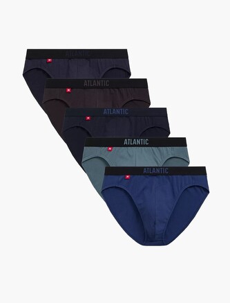 Slipy Atlantic 5SMP-004/24 A'5 M-2XL grafitowy-niebieski-granatowy L