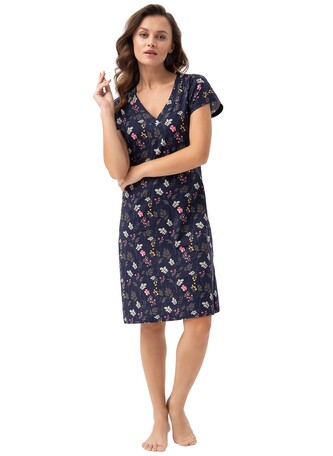 Koszula Luna 079 kr/r M-2XL L24 granatowy L