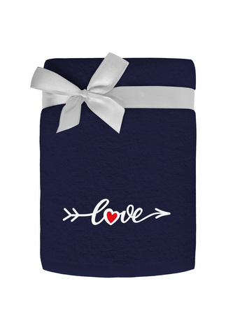 RĘCZNIK 50X90 HAFT LOVE 003 BAW.