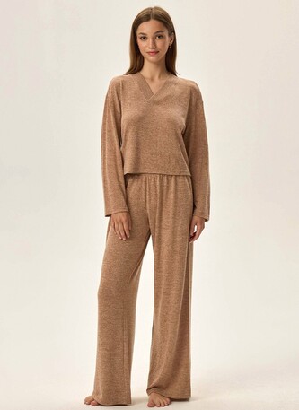 Piżama Henderson Ladies 42024 Fudge S-XL beige L