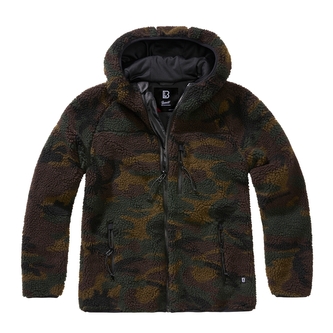 Mikina dámská Brandit Ladies Teddyfleecejacket - woodland, XXL