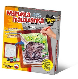 Wypukła malowanka Futrzak - Nutria