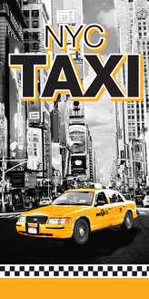 RĘCZNIK MAGICZNY NYC TAXI 70X140 FROTTE