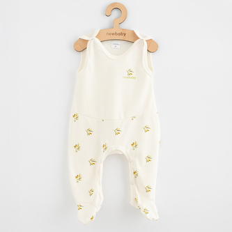 Kojenecké dupačky z organické bavlny New Baby Olivy - velikost 56 (0-3m)