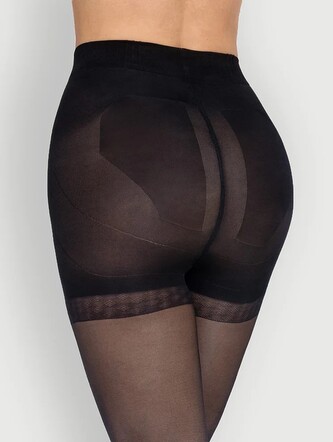 Rajstopy Mona Push-Up 40 den 5-XL nero/czarny 5-XL