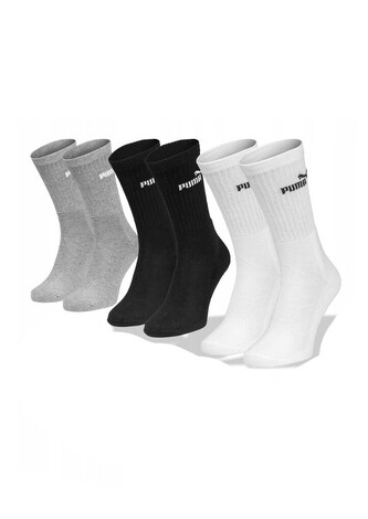 Skarpety Puma 947110 Quarter A'3 35-46 grey-white-black 39-42