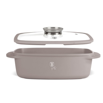 BERLINGERHAUS Pekáč do trouby s Aroma víkem 6 l Taupe Collection BH-8778