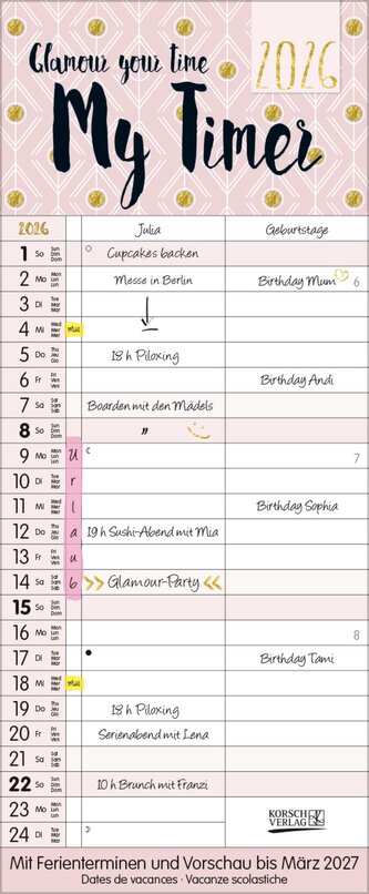 My Timer - Glamour your Time 2026