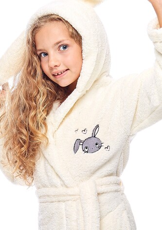 Szlafrok L&L RB-003 158-164 dziecięcy ecri 158-164/80/90