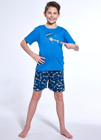 Piżama Cornette Young Boy 790/120 Fishing kr/r 134/164 niebieski 146-152