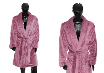 SZLAFROK COMFORT QUEEN M BRUDNY RÓŻ 100% poliester, flannel fleece, 230gsm