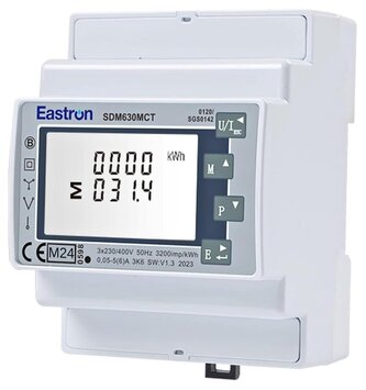 Eastron SDM630MCT-MBUS MID, 1/5A vstup Mbus, třífázový, pulsní výstupy