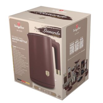 BERLINGERHAUS Rychlovarná konvice s dvojitou stěnou 1,7 l Leonardo Collection BH-9579