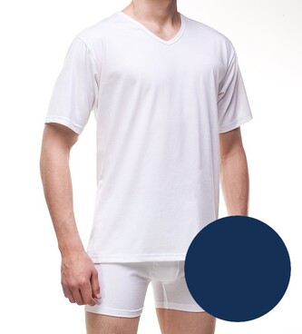 Koszulka Cornette 201 New 3XL-5XL granatowy 4XL