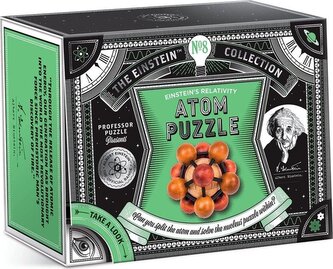 PROFESSOR PUZZLE Dřevěný hlavolam Atom