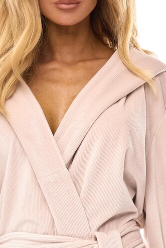 Szlafrok L&L 2509 Luna S-XL damski angora S-160/94/102