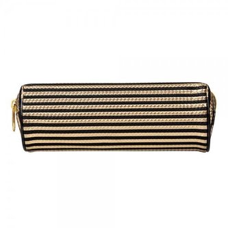 Piórnik saszetka metaliczny złoty STRIGO