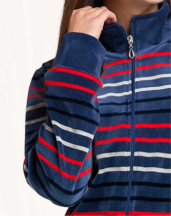 Dres Luna 305 dł/r Velour M-2XL damski indygo/granat M