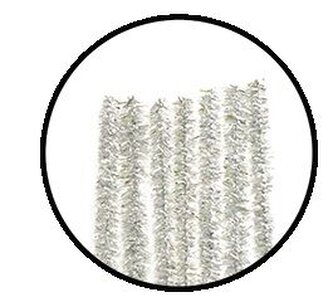 ALIGA drátky plyšové 40ks DPK-02 stříbrn