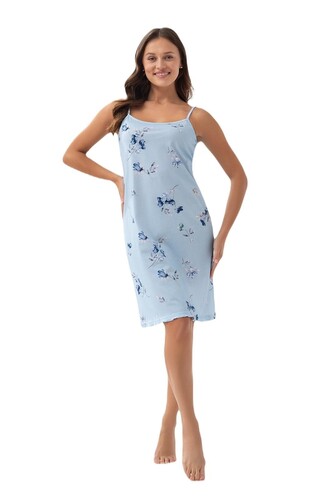 Koszula Luna 276 w/r M-2XL W25 damska niebieski L