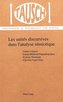 Les unités discursives dans l'analyse sémiotique: la segmentation du discours
