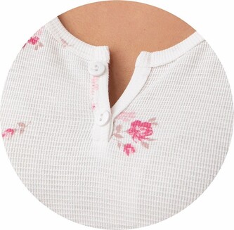 Koszula Luna 186 kr/r S-2XL damska ekri-amarantowy M