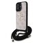 Guess PU 4G Metal Logo Crossbody Popruh Zadní Kryt pro iPhone 16 Pink