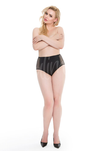 Dámské kalhotky Julimex černé (Opal) 3XL