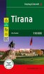 Tirana, Stadtplan 1:10.000, freytag & berndt
