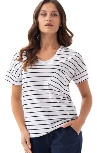 Piżama Luna 396 kr/r M-2XL damska granatowy XL