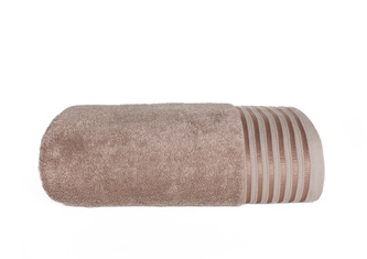 RĘCZNIK VELA 70X140 FROTTE Z MODALEM TAUPE 550G.