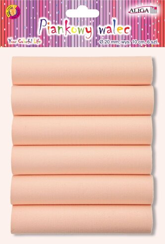 ALIGA pěnový válec pr.2cm v.10cm 6 ks