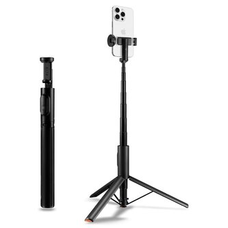 Spigen Tripod Selfie Stick MagSafe Auto-Open, black