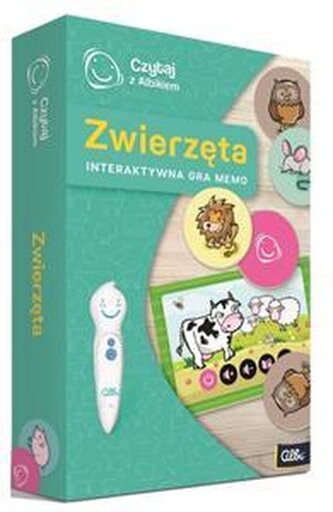 Czytaj z Albikiem Interaktywna gra memo Zwierzęta