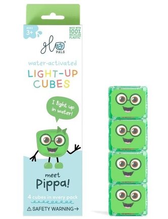 Kostki sensoryczne świecące w wodzie Pippa ziel