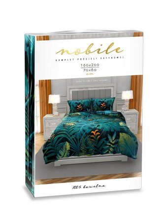 POŚCIEL KPL.160X200+2x70X80 NOBILE 020 SATYNA BAW.FOTOPRINT