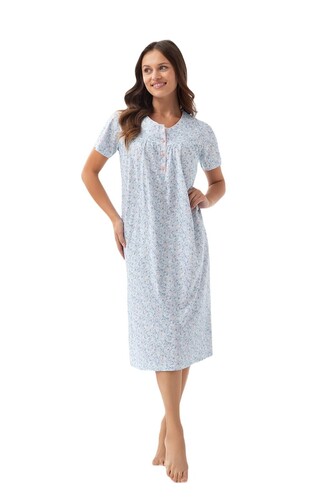 Koszula Luna 082 kr/r 3XL W25 damska niebieski 3XL