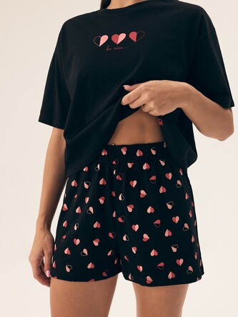 Piżama Henderson Ladies 42649 Necesito kr/r S-2XL czarny S