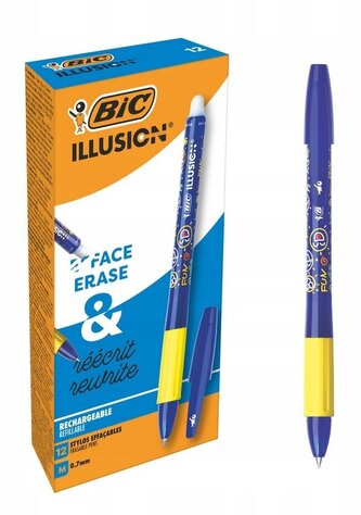 Długopis wymazywalny Illusion niebieski (12szt)