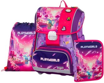 Školní set 3ks PREMIUM  Playworld Girl