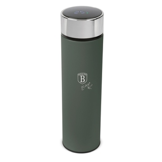 BERLINGERHAUS Chytrá termoska s ukazatelem teploty 0,5 l Matte Green Collection BH-9679