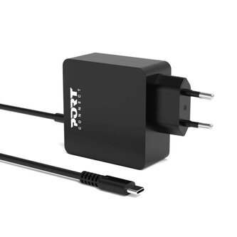 PORT CONNECT napájecí adaptér USB-C 45W, černá