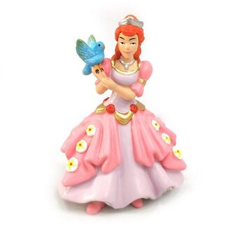 C - Figurka Princezna s ptáčkem 9 cm